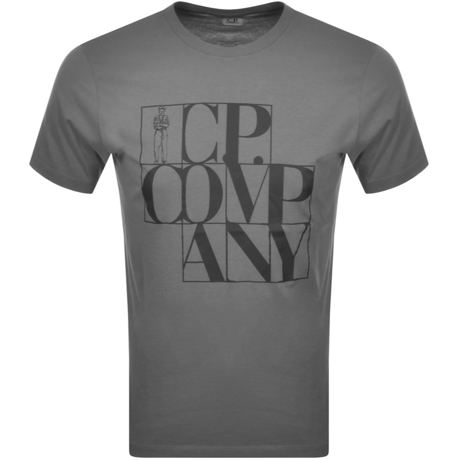 Alternative Image for ProductCP Company Logo T Shirt Grey1